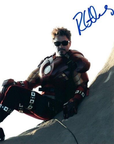 Robert downey autographed - jr,