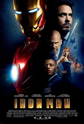 2008 iron man movie poster - iron,